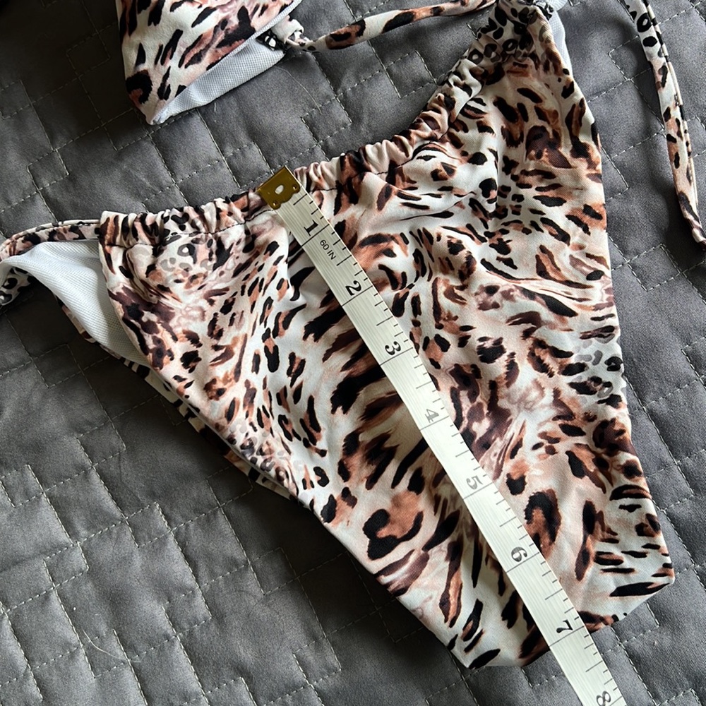 Animal print string bikini - Picture 12 of 12